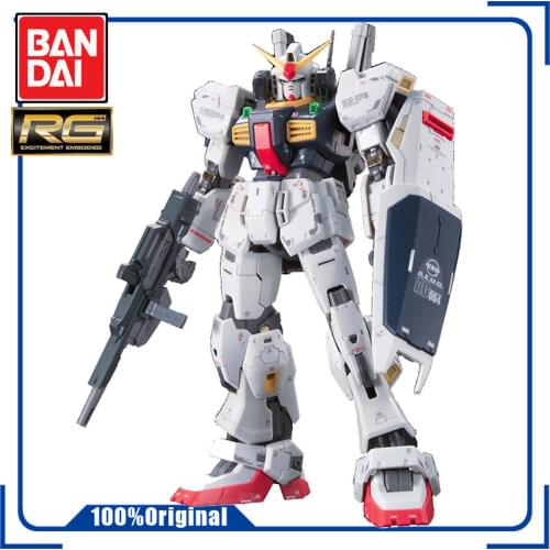 BANDAI RG 08 1/144 RX-178 Mk2 GUNDAM Assembly Model Action Toy Figures Gifts for Children