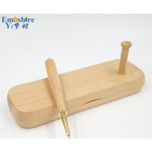 Emoshire Baseball Creative Wooden Gift Set Vintage Classic Stationery Retro Roller Ball Pen Fashion Ballpoint Pen Set PC023