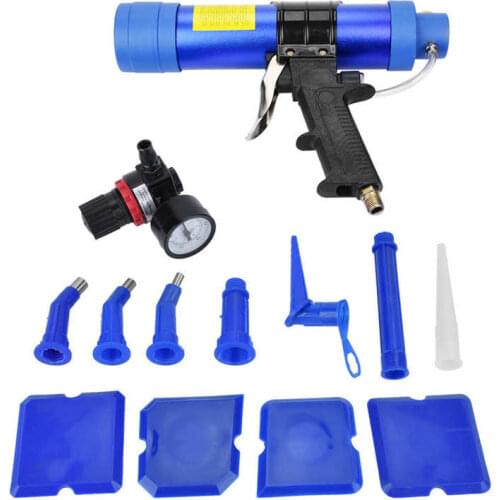 310ML Adjustable Pneumatic Caulking Gun Sealant Glass Glue Gun Air Rubber Caulk Gun Cartridge Applicator Caulking Tool