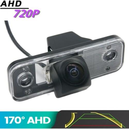AHD 720P Trajectory Fisheye Reverse Car Rear View Camera For Hyundai Azera SantaFe Santa Fe IX45 2009 -2012 Vehicle Camera