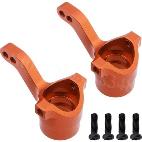 For HPI Bullet ST 3.0 MT / WR8 RTR Kit Aluminum Steering Knuckle Set (L/R) AL Hard Anodize Replace #108078 Option Parts Upgrade