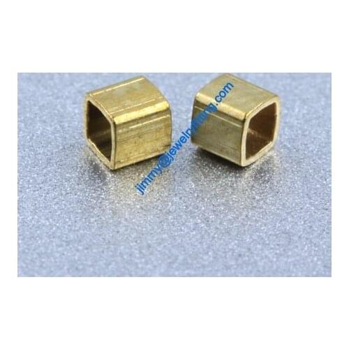 Copper Tube Conntctors Tubes jewelry findings mm ship free 2*2*2mm 30000pcs Square shape copper tube Spacer beads