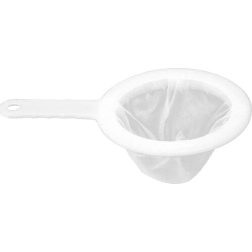 Reusable Nylon Super Fine Colander Mesh Sieve Strainer with Handle for Honey Juice Tea Soymilk Filter