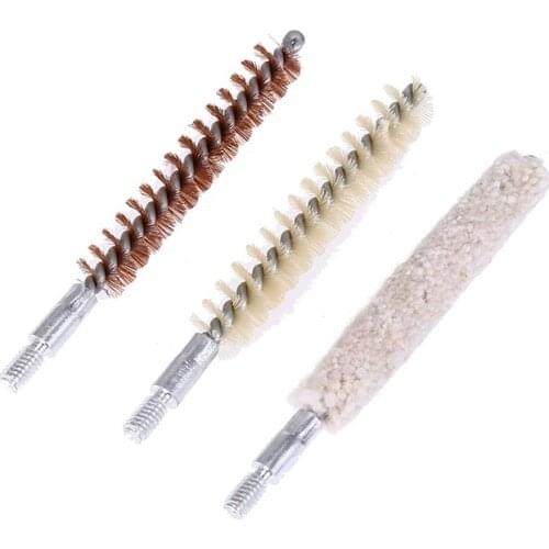 3 pcs/set Gun cleaning Kit Rifle Pistol Cleaning Brush Phosphor Bronze 20g 7.62mm Tactical Hunting Gun Cleaner