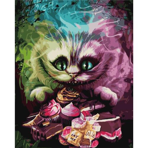 DIY Paint By Numbers Oil Painting Kit Canvas DIY Oil Painting By Numbers Wall Art Decorations for Home Gift Arts & Hobbies