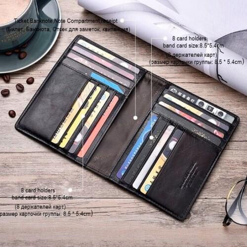 Women Men Travel Passport Holder Cover Leather Id Card Ticket Organizer Solid Passport Cover For Travel Document Case Psaaport
