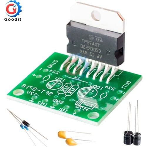 TDA7297 Amplifier Board Spare Parts DC12V Grade 2.0 Dual Audio Encoding 15W Electronic DIY Kit Output 10-30W