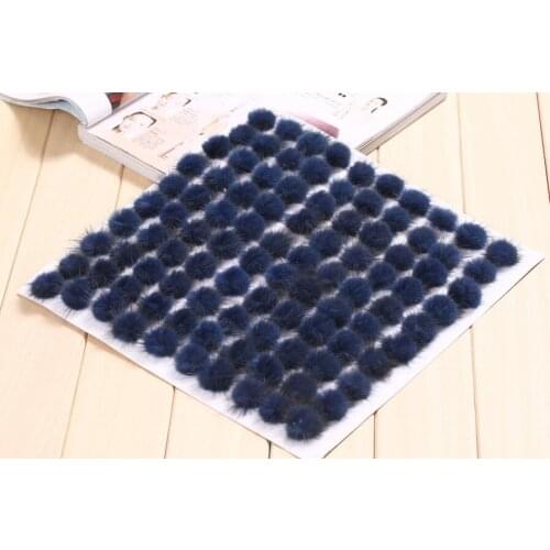 100pcs in a color 28mm Fur Craft pompon ball pom pom lovely pompoms for Hairpins hair barrettes ornament accessories GR101