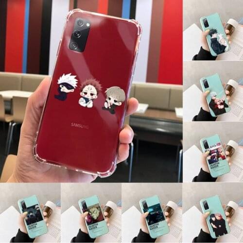 Jujutsu Kaisen anime Phone Case Transparent For Samsung S 10 9 20 11 7 8 21 6 P Edge PLUS ULTRA 4G 5G