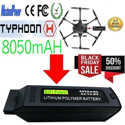 SALE 8050mAh 14.8v Lipo Battery for Yuneec Typhoon H Drone RC Hexacopter NEW