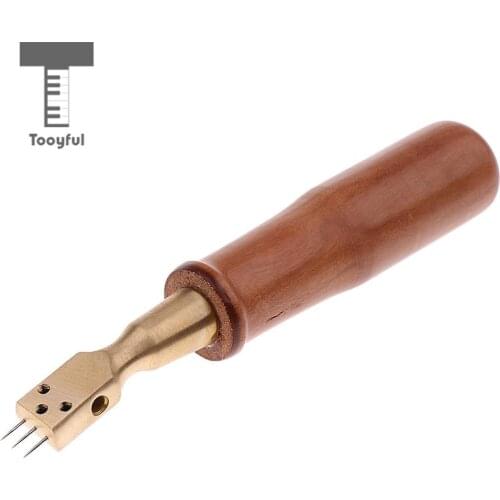 Tooyful Wooden Handle Piano Hammer with 3 Needles Voice Tuning Tool for Pianist Repair Maintenance Kit