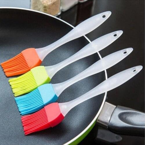 Silicone Spatula Barbeque Brush Cream Brush Cooking BBQ Heat Resistant Oil Brush Kitchen Bar Cake Baking Tools Utensil Supplies