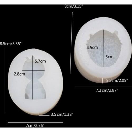 3D Animals Silicone Molds Resin Casting Molds Lion Hedgehog Epoxy Resin Molds
