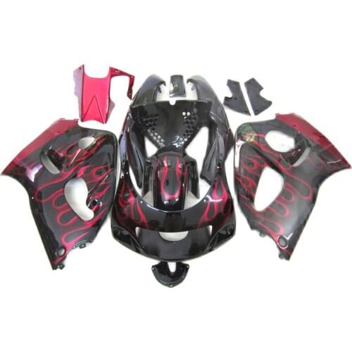 Brand New fairing kit for SUZUKI SRAD GSXR600 GSXR750 1996 1997 1998 1999 2000, Black Red Fairings GSXR 600 750 PL74