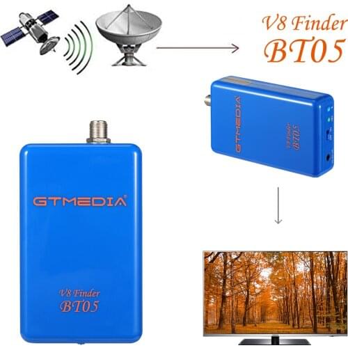 GTMEDIA V8 Satellite Finder BT05 for freesat v7 hd Satellite Finder Satellite Signal Finder Connect your phone through Bluetooth