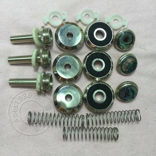 Trumpet Repair parts Top valve cap /Finger Button/Stem/Bottom Valve cap