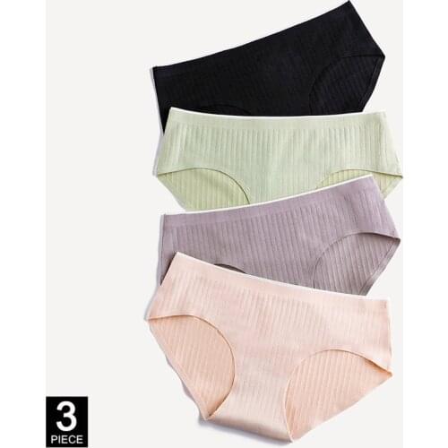 Panties for Woman Underwear Sexy Lace Breathable Female Panty Transparent Brief Girl Underpants Set M-XXL 3 Pcs/lot Dropshipping