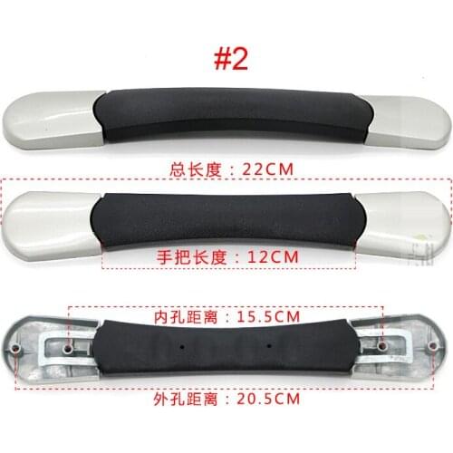 Top quality Luggage Handle Grip Spare Fix Holders Box Pull Carry Strap Luggage Repair Accessories Replacement Suitcase 7021-2