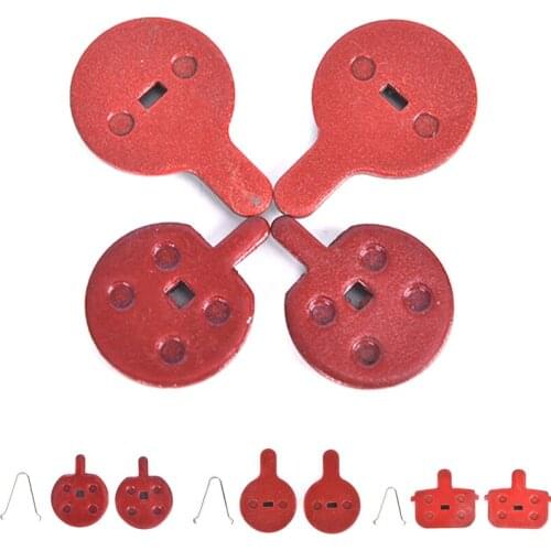 1 Pair Of Mountain Bike Bicycle Copper Fiber Metal Disc High Temperature Resistant Brake Pads Bicycle Accessories