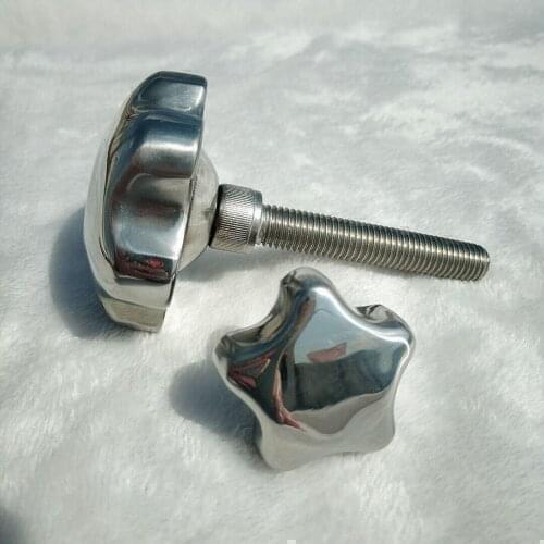 1pcs M8x60mm Handwheel screw Torx handle Outer wire Hand twist knob Locking screw 304 stainless steel