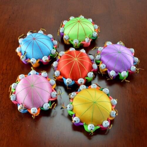 1Pc Retro Chinese Style DIY Craft Needle Pin Cushion Holder Sewing Pin Cushion Home Sewing Tools Accessory