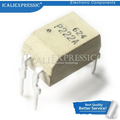 10PCS TLP222A P222A DIP-4 Optocoupler Photoelectric coupling In Stock