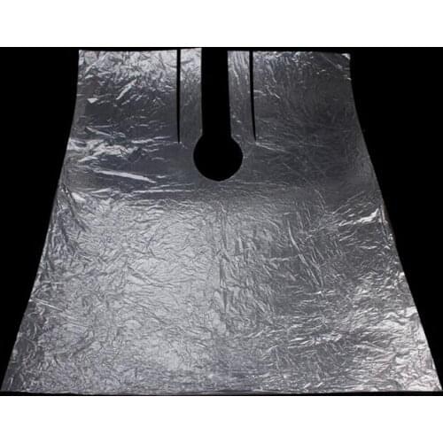 100 Pieces Disposable PE Haircut Cloak Cape Dress Unisex Protect Barber