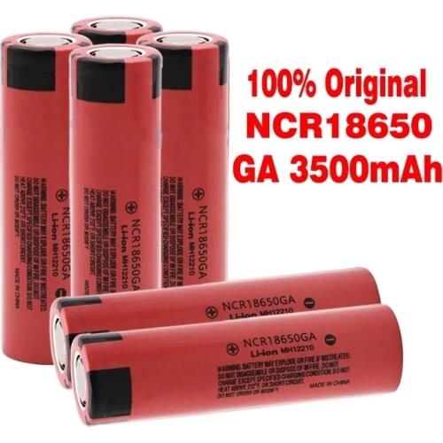 2021 100% NEW 18650 Battery NCR18650GA 30A Discharge 3.7V 3500mAh 18650 Rechargeable Battery for Toy Flashlight Lithium Battery