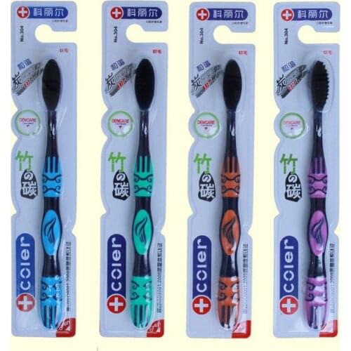 30Pcs Free Shipping Bamboo Charcoal Toothbrush