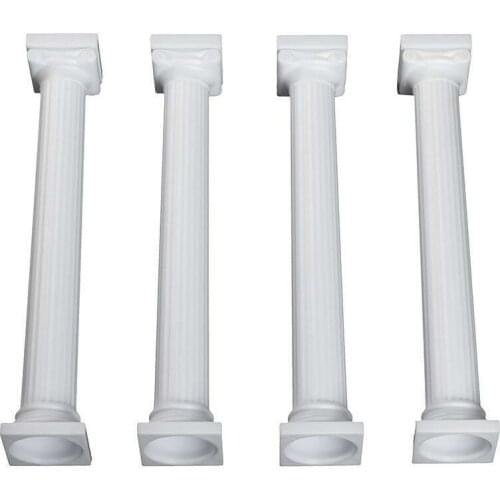 4pcs/set White Grecian Pillars Cake Fondant Mold Tools New Year Gift
