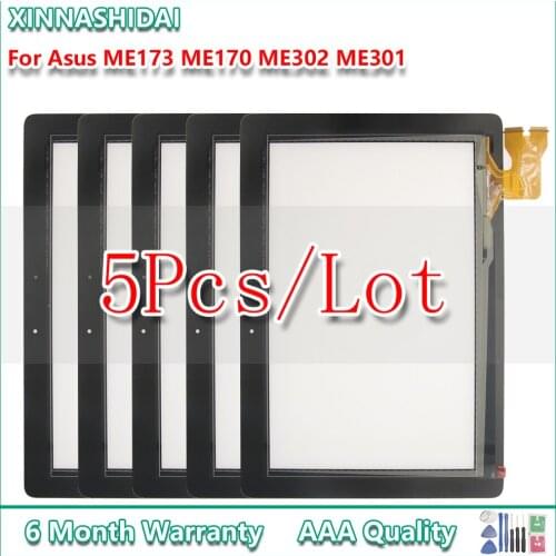 5Pcs For Asus MeMO Pad 7 ME173 ME170 Touch Screen For ASUS MeMO Pad FHD 10 ME302 ME301 Touch Screen Digitizer Glass panl