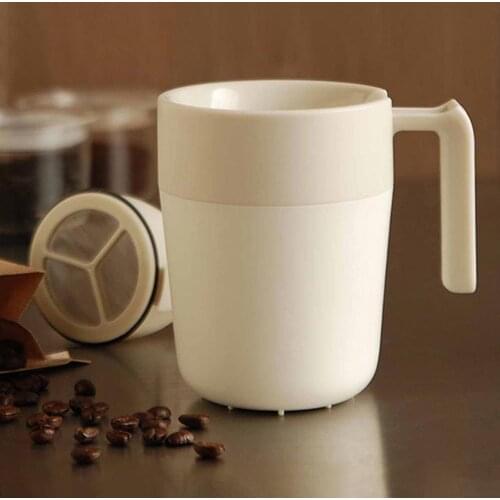 50%HOTInsulated Coffee Cup with Lid Drinking Mugs Home Travel Outdoor Water Container