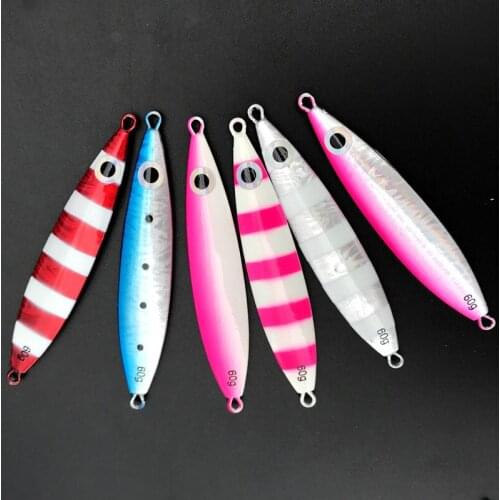 6 pcs / lot 9cm60g knife Jigging High quality Metal Spoon fishing bait VIB artificial bait lead fish baits lure