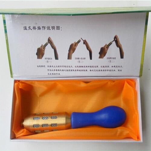 7mm pure moxa stick moxibustion stick beauty anti-slip grip copper