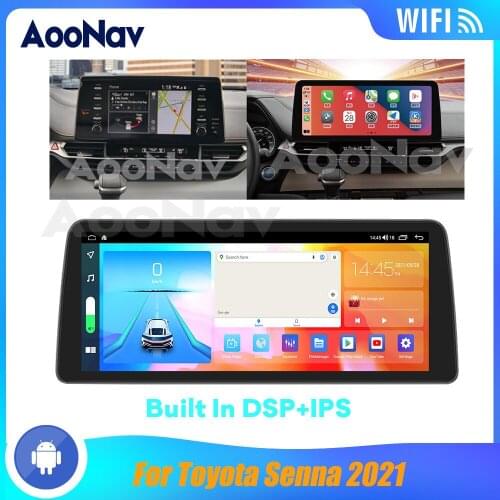 12.3 Inch Car Radio For Toyota Senna 2021 Android System Touch Sceen GPS Navigation Autoradio Multimedia Player Head Unit