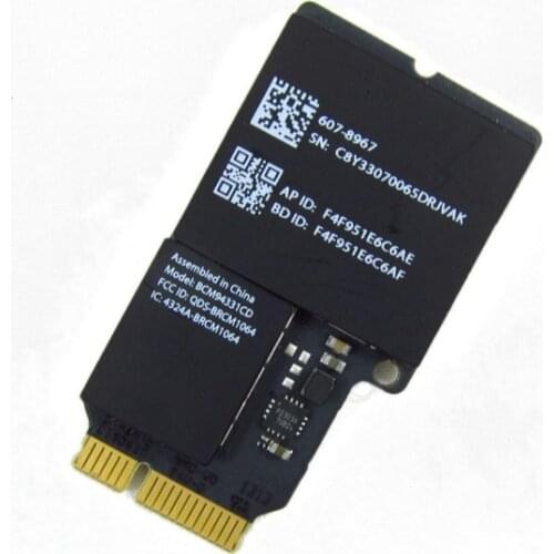 Wireless 802.11a/b/g Bluetooth 4.0 WiFi Card For Apple iMac A1418 A1419 2012~2013 607-8967 BCM94331CD