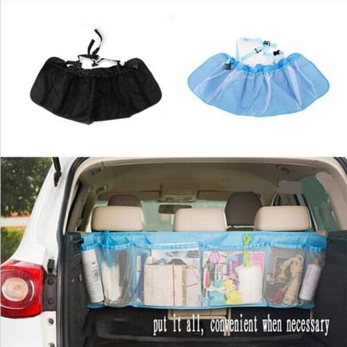 Large Auto Car Organizer Multifunction Foldable Trash Hanging Storage Bags Organizer Car Seat Capacity Storage Pouch