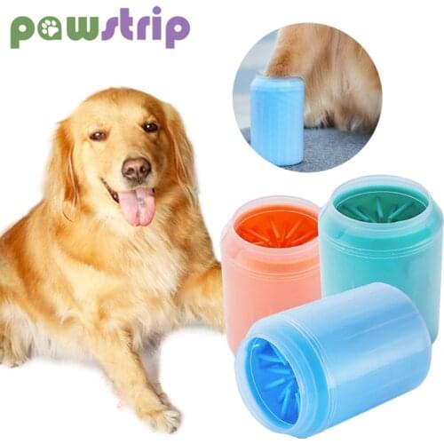 S/M/L Pet Foot Washing Cup Silicone Dog Paw Cleaner Cups Soft Combs for Quickly Clean Dogs Cats Dirt Paw Pet Foot Wash Tools