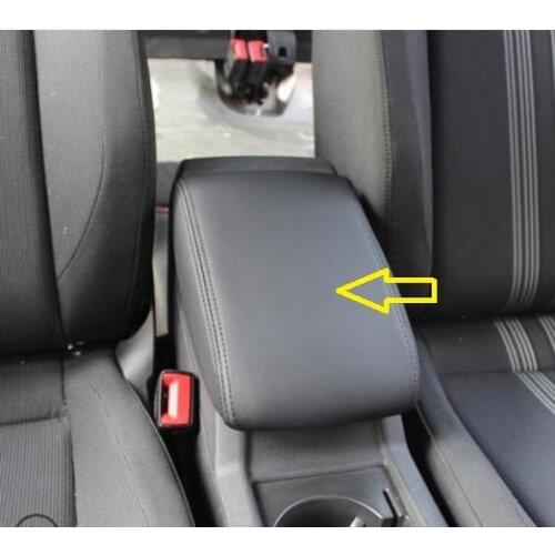 Microfibre Leather Center Armrest Cover For Volkswagen Jetta mk5 ( 2005-2011 ) Golf 6 / Golf 7 / Tiguan 2007-2014 car interior