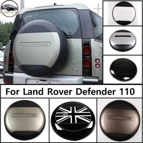 For Land Rover Defender 110 130 2020 ABS 7 Styles Car Rear Spare Tire Protective Cover Car Accessories