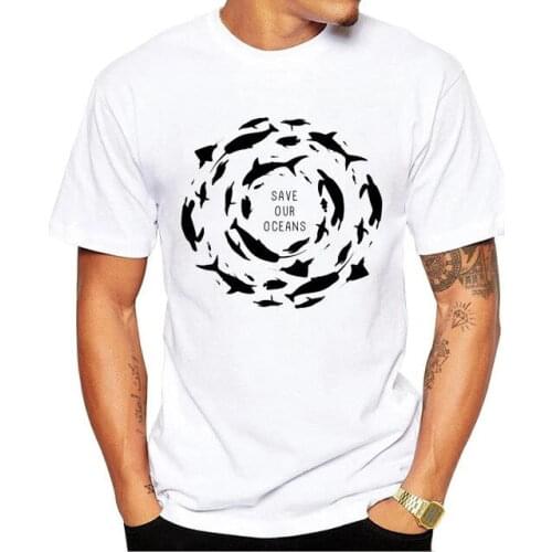 Save Our Oceans Whale T-Shirt funny 100% Cotton graphic grunge vintage street style Fashion graphic women unisex tshirt top tee