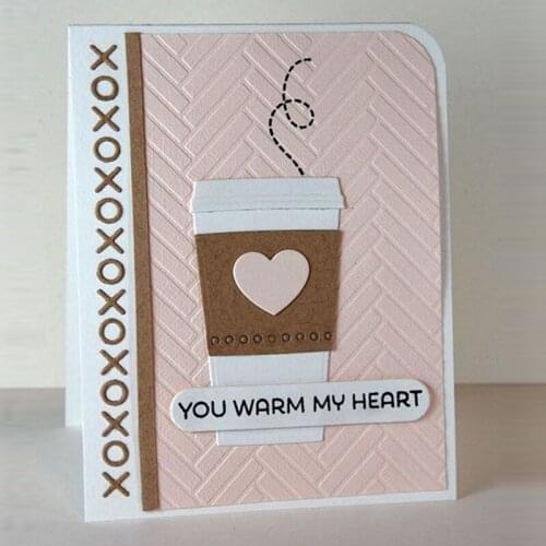 Coffee cup Metal Cutting Dies Stencil for DIY Scrapbooking Photo Album Paper Card Decorative Craft Diecuts New Die Cut