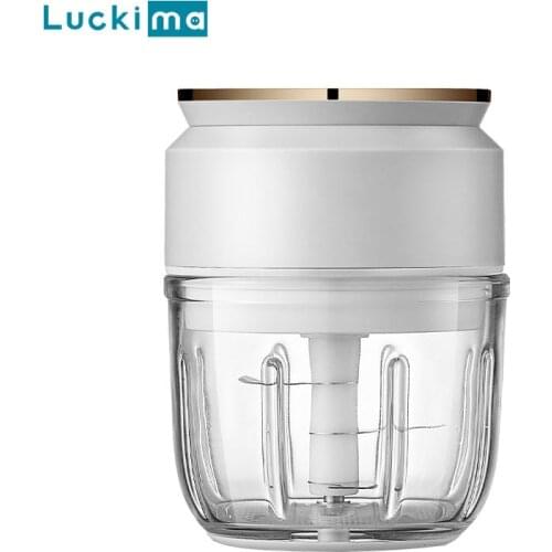 Best 300ml Electric Kitchen Chopper Garlic Masher USB Charging Fruit Meat Chili Crusher Grinder Vegetable Food Processor