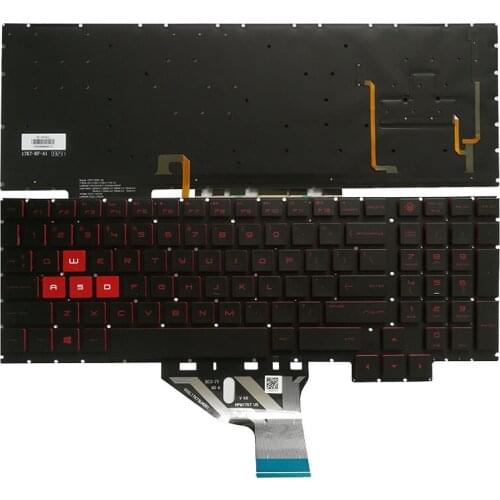 New US laptop keyboard for HP Omen 15-CE020CA 15-CE008CA 15-CE004NA 15-CE017NA 15-CE019NA 15-CE025TX with backlit 15.6"