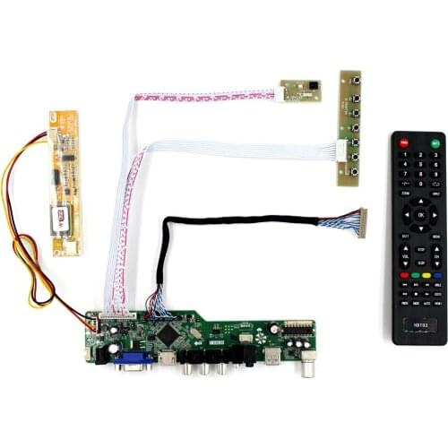 TV H DMI VGA AV USB Audio LCD Controller Board For 14" 15" LTN141P1 LTN150P1 1400x1050 LCD Screen
