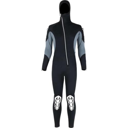 Professional 5mm/3mm Swim Wetsuits Front Zipper Cold-proof Diving Suit One piece Wetsuit Diving Full Jumpsuit XL Size