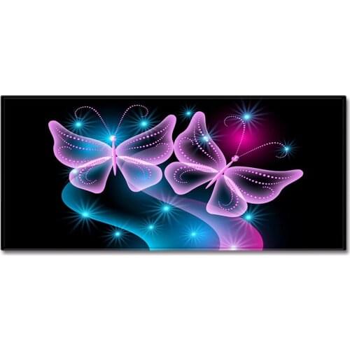 Drop Shipping Butterfly non-slip restaurant pad home entrance door mat rectangular corridor area carpet kitchen mat