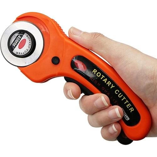 45/28mm Patchwork Roller Wheel Knife Cloth Cutting Knife Leather Paper Fabric Craft Fabrics Rotary Cutter DIY Sewing Accessories