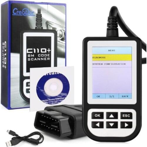 High Quality Creator C110 BMW Code Scanner professional original upgraded online for BMW auto diagnosis detector DHL free ship