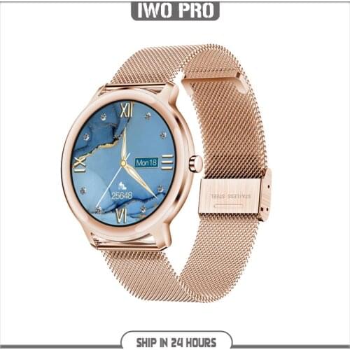 IWO PRO 2020 R18 Smart Watch Women Men 1.1 inch full touch IP67Waterproof Heart Rate Blood Pressure Smartwatch for ios android